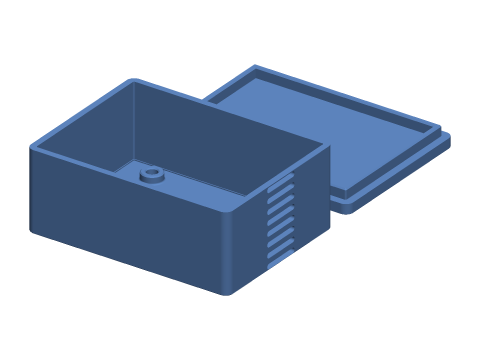 Generic Electronics Enclosure - rendered preview