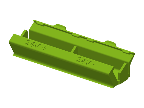 WAGO Connector Bank - rendered preview