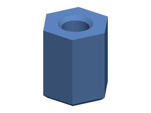 Hex Standoff - rendered preview