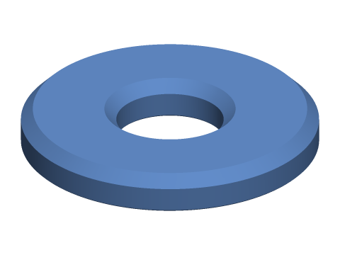 Custom Washer/Shim - rendered preview